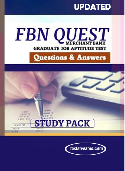 FBNQuest Merchant Bank Aptitude Test Questions and Answers