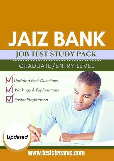 Jaiz Bank Aptitude Test - Complete Past Questions & Answers