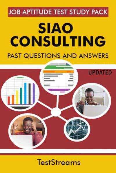 SIAO Consulting Aptitude Test - Complete Past Questions & Answers