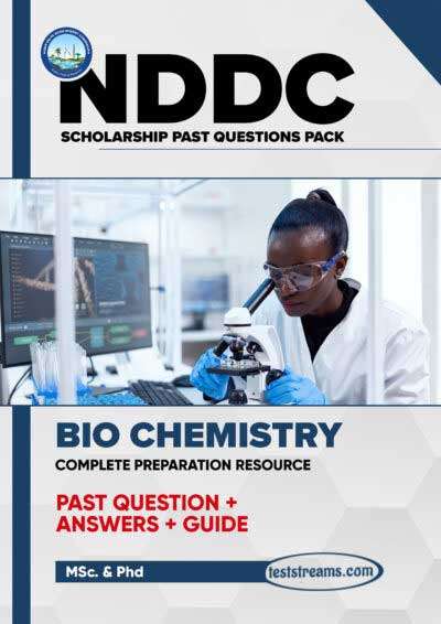 NDDC Scholarship Test - Complete Past Questions & Answers-BIOCHEMISTRY