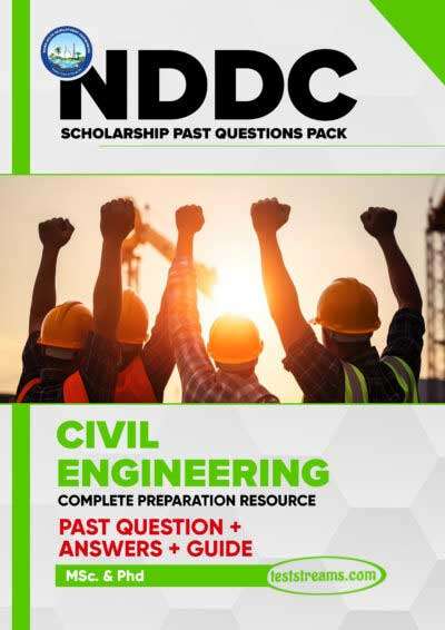 NDDC Scholarship - Complete Past Questions & Answers - Civil Engineering