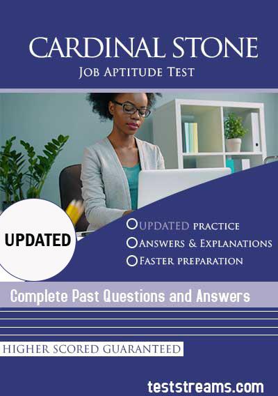 Cardinal Stone Job Aptitude Test - Complete Past Questions & Answers