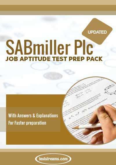 SABmiller Plc Job Test - Complete Past Questions & Answers