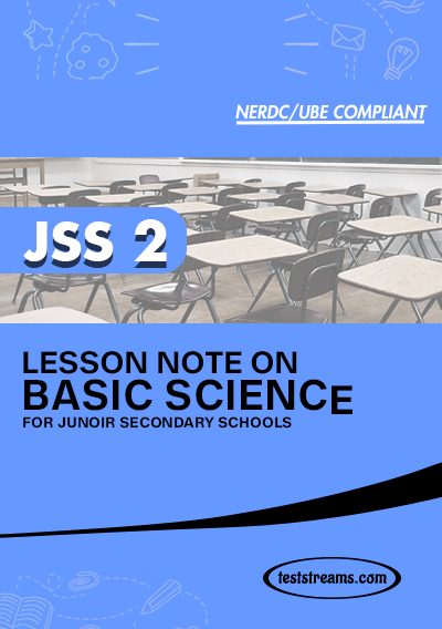 Lesson Note on BASIC SCIENCE for JSS2  MS-WORD- PDF Download