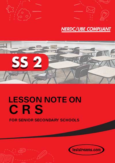 Lesson Note on CRS for SS2 MS-WORD- PDF Download