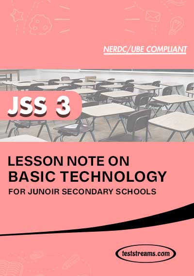 Lesson Note on BASIC TECHNOLOGY for JSS3 MS-WORD- PDF Download