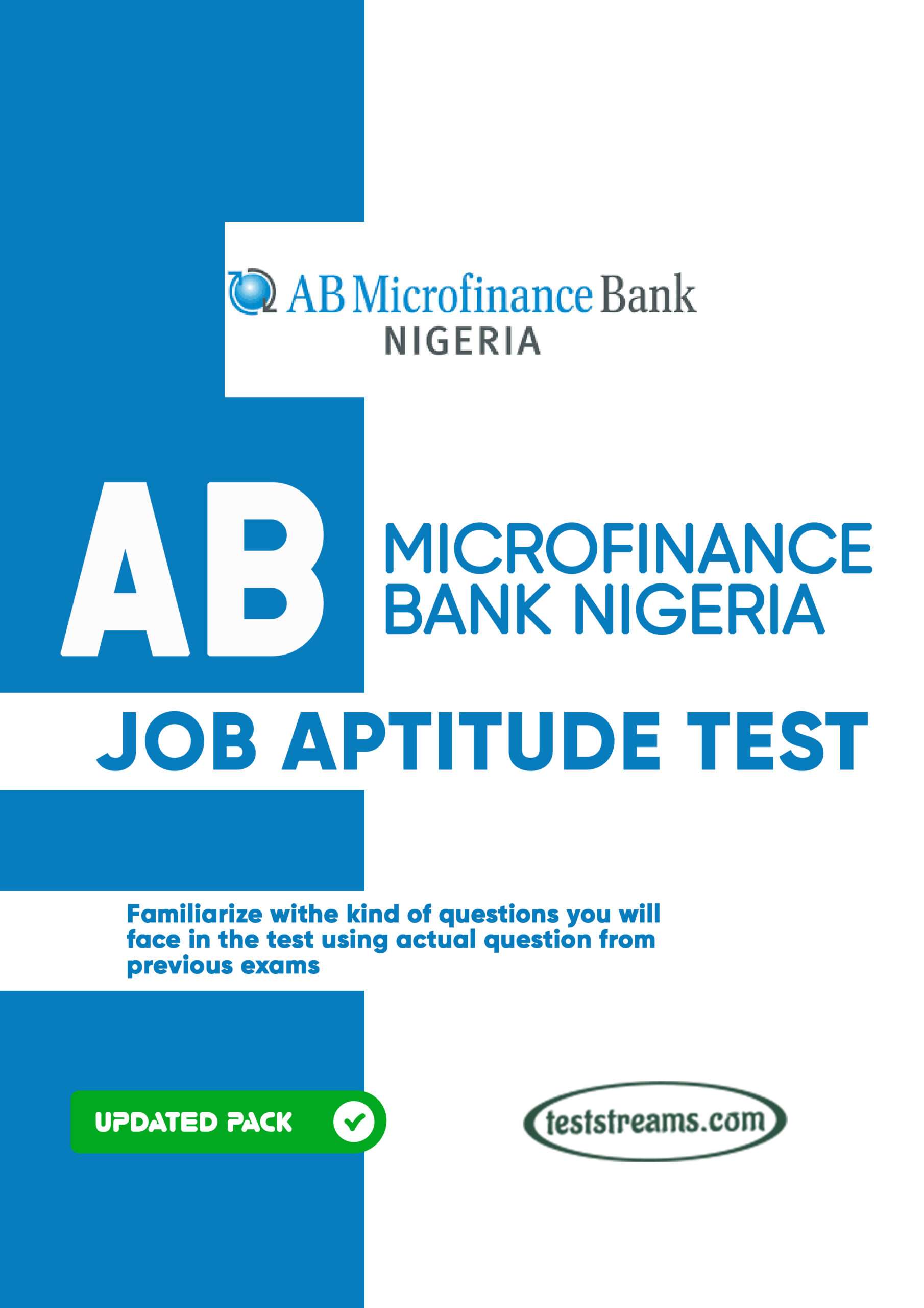 AB Microfinance Bank Nigeria Aptitude Test - PDF Studypack
