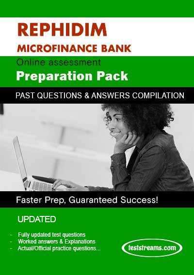 Rephidim Microfinance Bank Aptitude Test Past Question