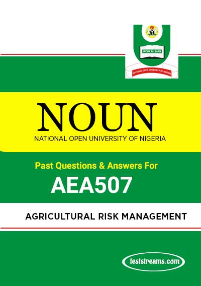 AEA507 – Agricultural Risk Management (october-2019)- PDF Download