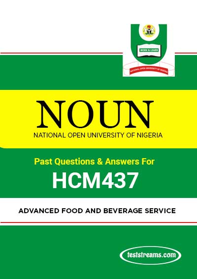 HCM437 ADVANCED FOOD AND BEVERAGE SERVICE- PDF Download