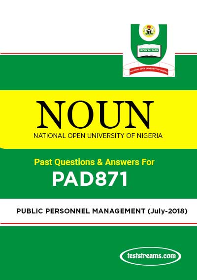 PAD871 ? PUBLIC PERSONNEL MANAGEMENT 2023- PDF Studypack