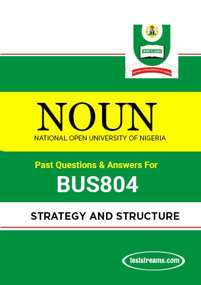 BUS804 ? STRATEGY AND STRUCTURE -. Updated