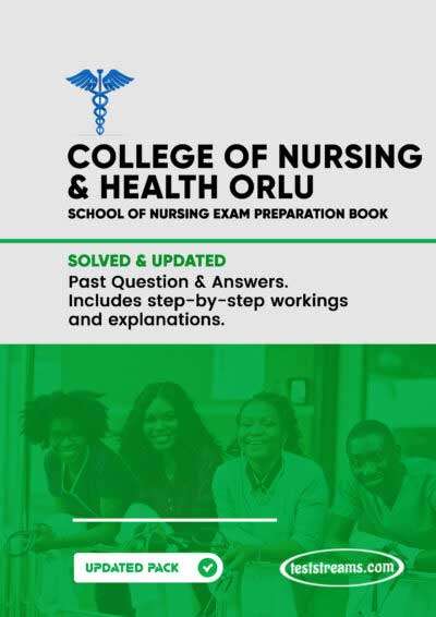 College of Nursing & Health Orlu Past Questions and Answers 2021/2023- PDF Download
