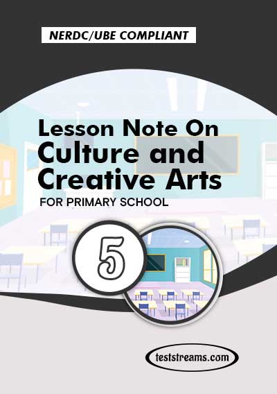 Primary 5 Lesson note On CCA MS-WORD/PDF Download