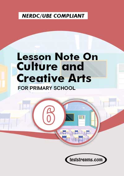 Primary 6 Lesson note On CCA MS-WORD/PDF Download