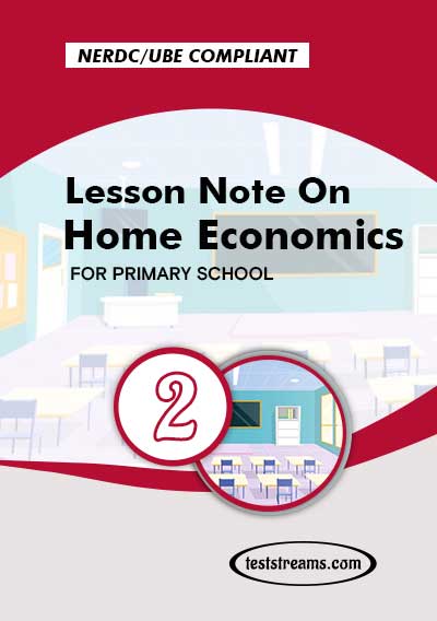 Primary 2 Lesson note On Home Economics MS-WORD/PDF Download