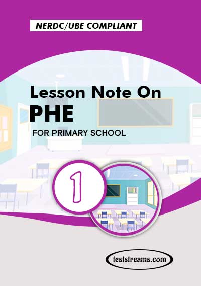 Primary 1 Lesson note On PHE