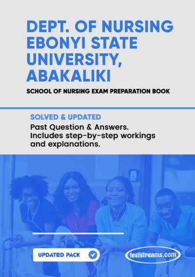 Dept Of Nursing ESUT Abakaliki Past Questions & Answers