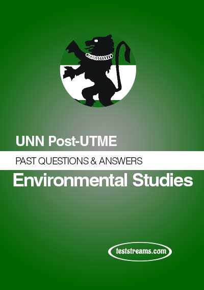 UNN Post-UTME Past Questions For Faculty Of Environmental Studies- PDF Download