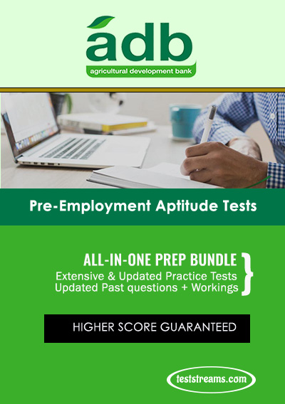 Agricultural Development  Bank Test - Complete Past Questions & Answers