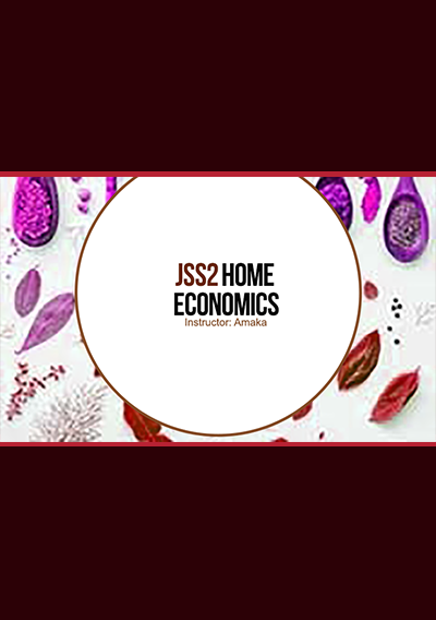 JSS2 Home Economic Video Lesson | Second Term