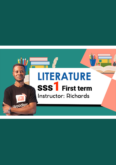 SSS1 Literature In English Video Lesson | First Term