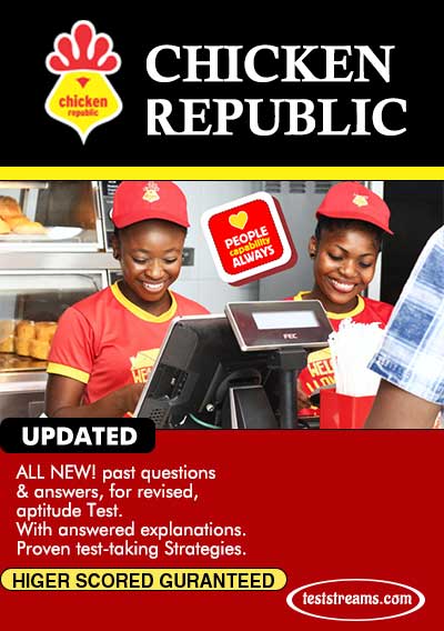 Chicken Republic Aptitude Test - Complete Past Questions & Answers