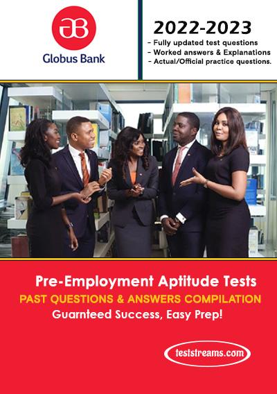 Globus Bank Aptitude Test Past Questions and Answer