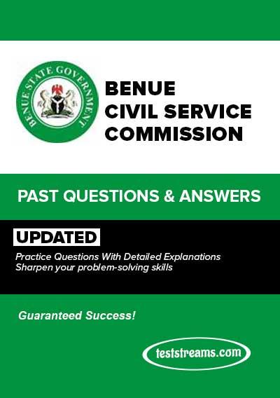 Free  Benue State Civil Service Past Questions and Answer