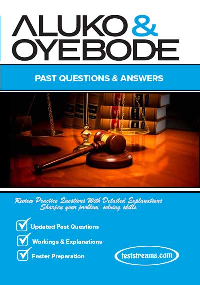Aluko and Oyebode Aptitude Test Past Questions