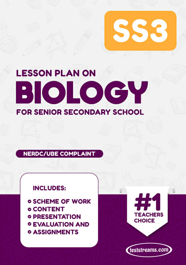 LESSON PLAN ON SS3 BIOLOGY MS-WORD- PDF Download