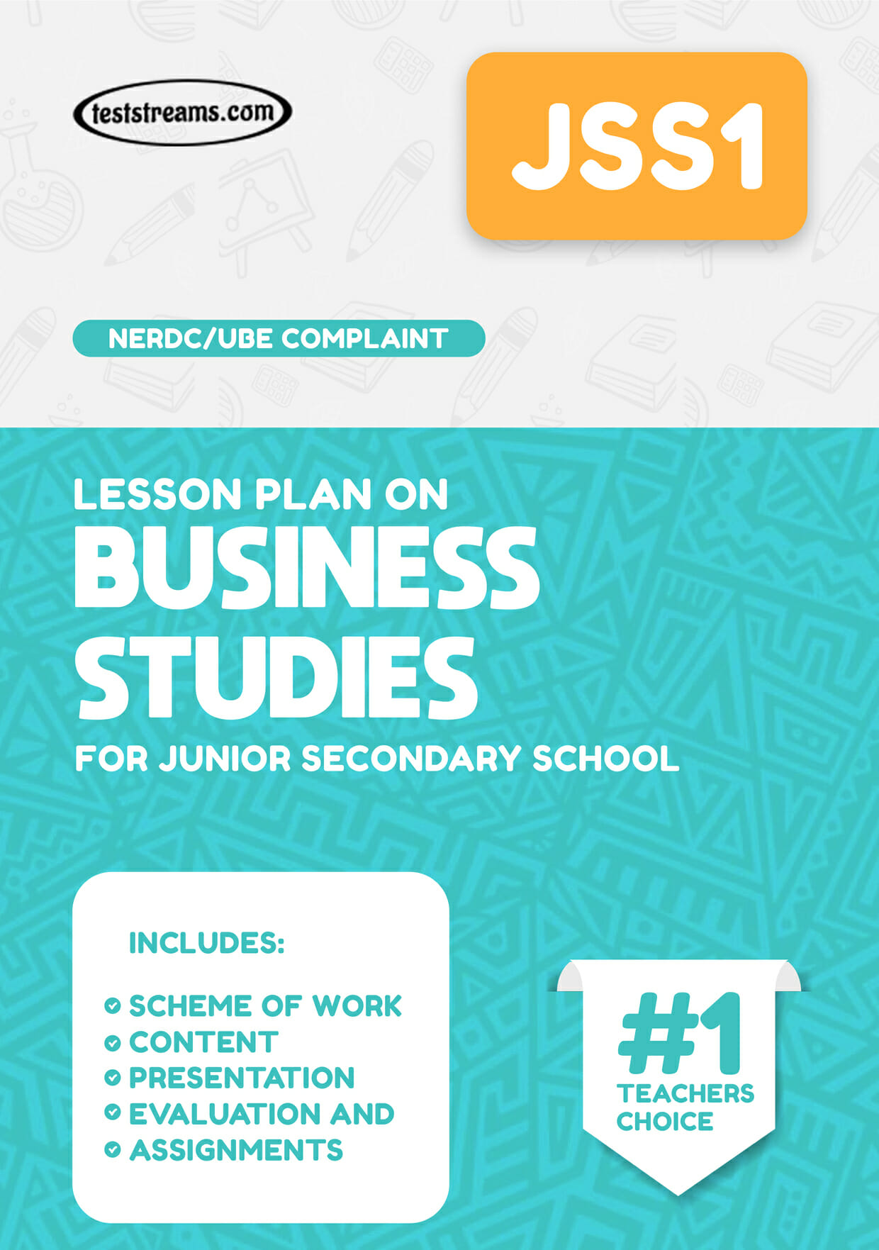 Lesson Plan On Jss1 Business Studies  Ms-Word- Pdf Download