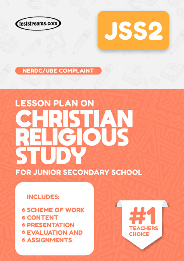LESSON PLAN ON JSS2 CHRISTIAN RELIGIOUS STUDIES MS-WORD- PDF Download