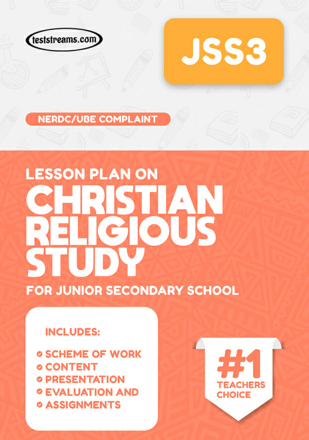 LESSON PLAN ON JSS3 CHRISTIAN RELIGIOUS STUDIES MS-WORD- PDF Download