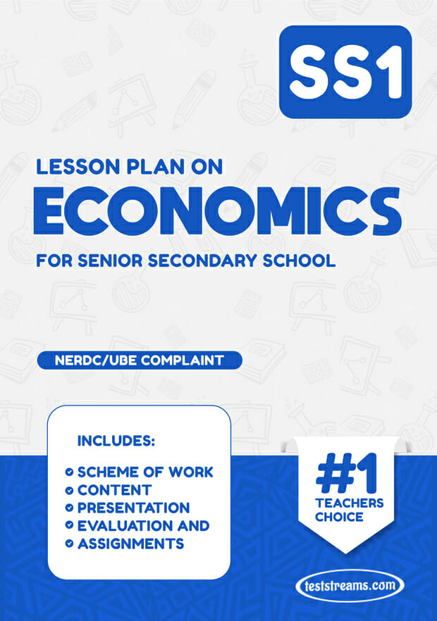 LESSON PLAN ON SS1 ECONOMICS MS-WORD- PDF Download