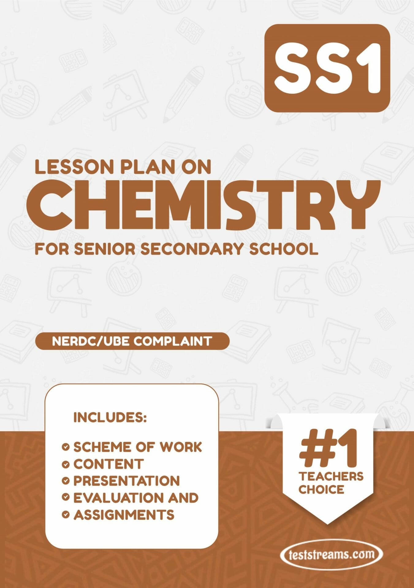 LESSON PLAN ON SS1 CHEMISTRY MS-WORD- PDF Download