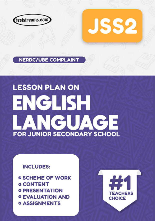 LESSON PLAN ON JSS2 ENGLISH LANGUAGE MS-WORD- PDF Download
