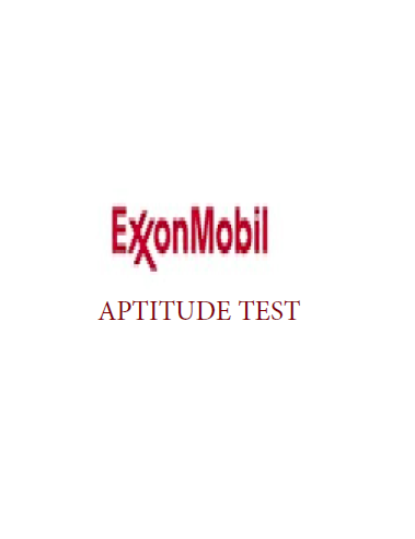 ExxonMobil Aptitude Test Past Questions and Answers