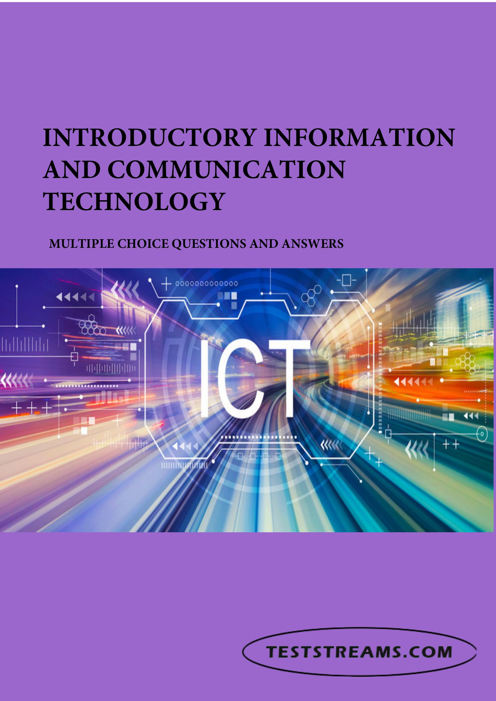 FREE MULTIPLE CHOICE ICT QUESTIONS & ANSWERS