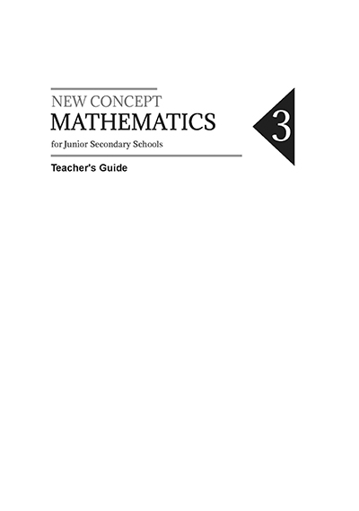 New Concept Mathematics JSS3