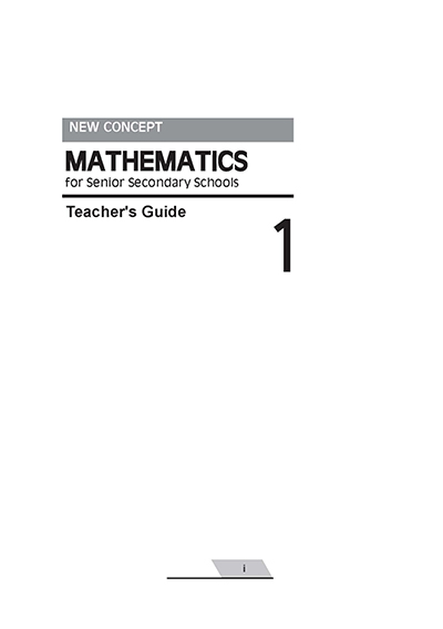 New Concept Mathematics SS1