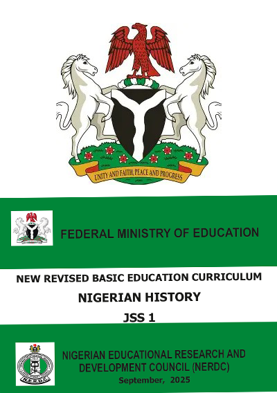 NERDC JSS1 Nigerian History Scheme of Work