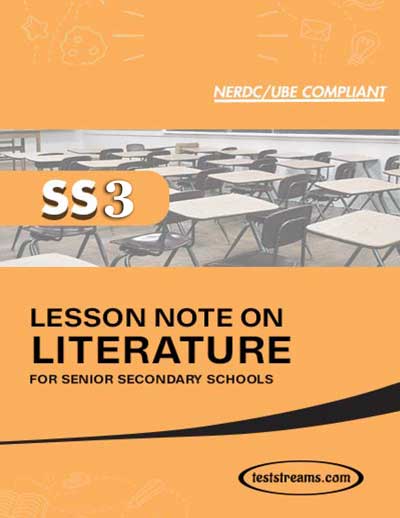 Lesson Note on Literature in English for SS3 MS-WORD- PDF Download
