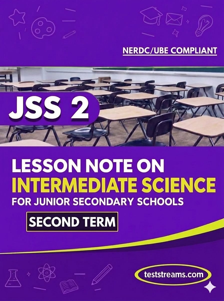 Lesson Note on INTERMEDIATE SCIENCE for JSS2 SECOND TERM MS-WORD- PDF Download